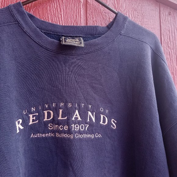 Vintage 90s University of the Redlands Jones & Mitchell USA Crewneck Sweater - Picture 2 of 4